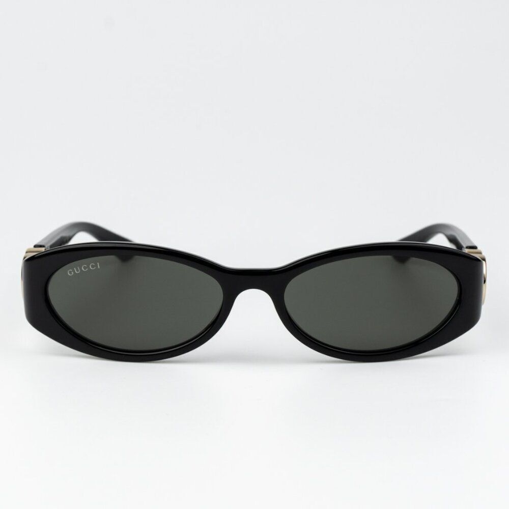 Gucci Men Sunglasses Black Grey Oval GG1660S 001 BRAND NEW - Picture 3 of 13